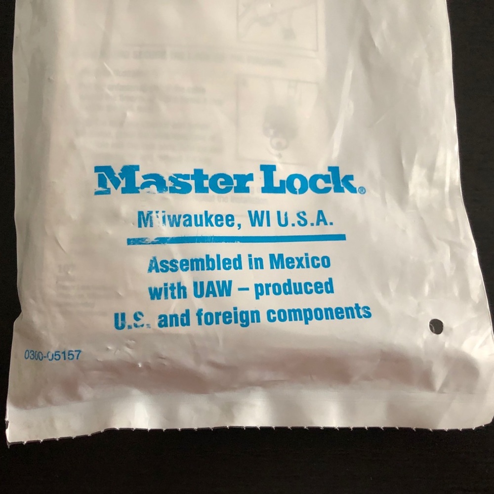 Master Lock for Gun Safety - Picture 3 of 3